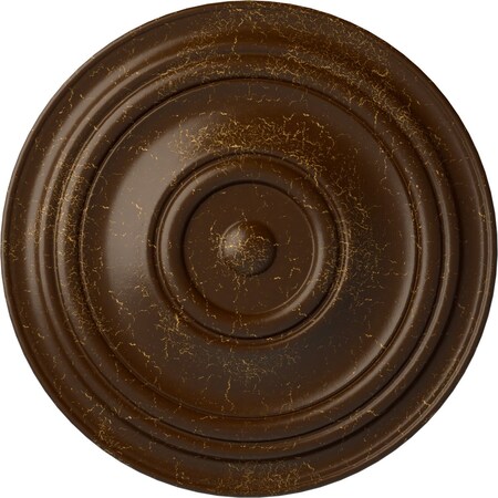 Ekena Millwork Traditional Ceiling Medallion (Fits Canopies up to 8 1/4"), 31 1/2"OD x 2 1/2"P, Root Beer Crackle CM31TRRBC